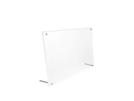 B&NN 8x10 Acrylic Picture Frame Floating Look，3MM + 3MM Thickness Clear Photo Frame ，Desktop Frameless Display ，Self Standing (8 x 10) B&NN