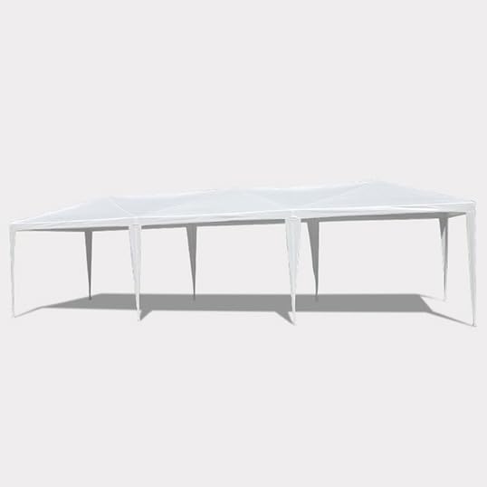 KOZYSFLER 10x30' Wedding Party Canopy Tent Outdoor Gazebo,with 5 Removable Sidewalls - WoodArtSupply