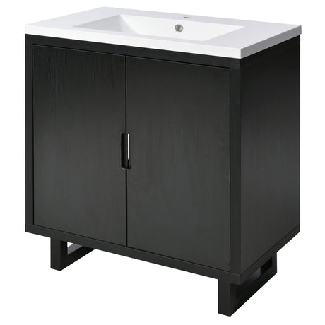 Bathroom Vanity Set With Sink, Combo Cabinet, Bathroom Storage Cabinet, Solid Wood Frame HouseOfZazla