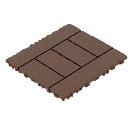 H Style Diy Module Interlocking Patio Deck Tiles HouseOfZazla