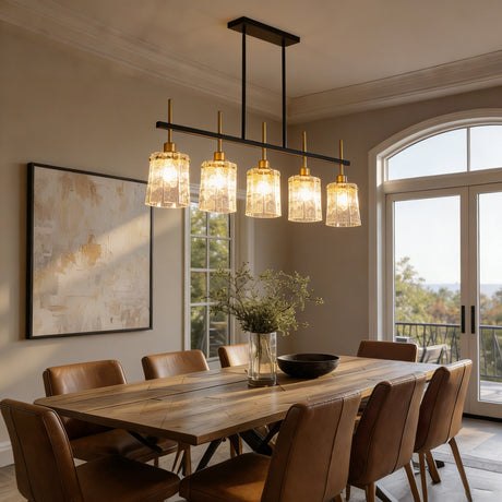 Modern Farmhouse 5-Light Dining Room Chandelier HouseOfZazla