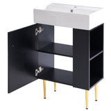 Bathroom Vanity, Combo Cabinet, Bathroom Storage Cabinet, Single Ceramic Sink