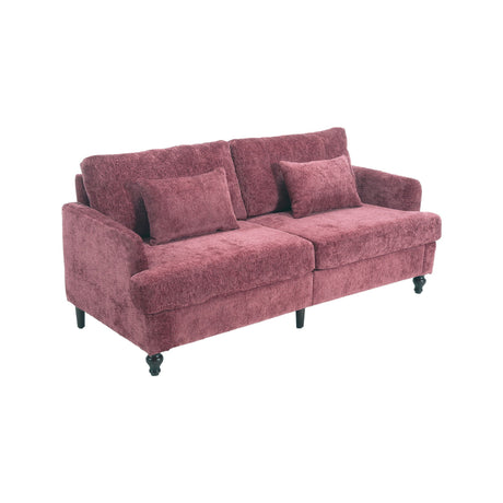 Mid Century Modern Fabric Loveseat Sofa, 2 Seat Upholstered Couch HouseOfZazla
