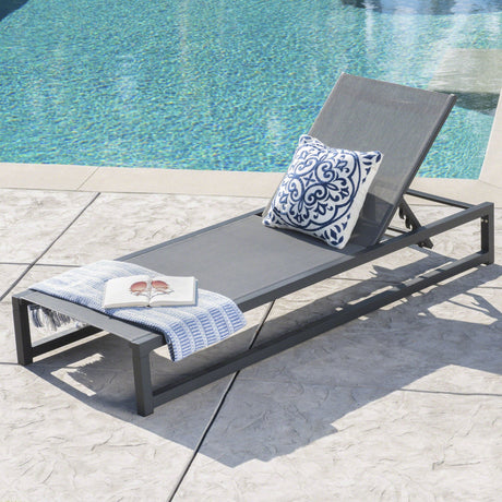 Chaise Lounge With 5 Reclining Positions, Outdoor Patio Lounge Chairs HouseOfZazla