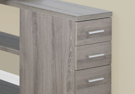 L-Shape Computer Desk with Storage Drawers HouseOfZazla