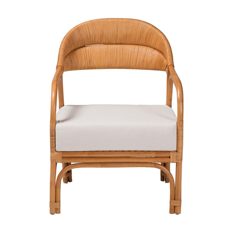 Honey Rattan Accent Chair HouseOfZazla