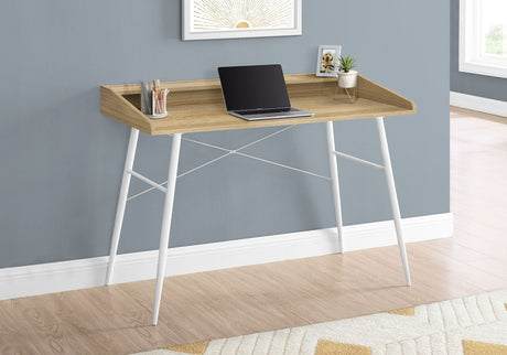 Computer Desk for Home Office, Laptop, Storage Shelves - Natural HouseOfZazla