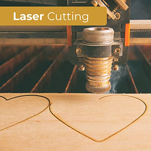 (24-Pack) 10”x10”x1/16” Balsa Sheets for Crafts - Perfect for Architectural Models Drawing Painting Wood Engraving Wood Burning Laser Scroll Sawing Calvana