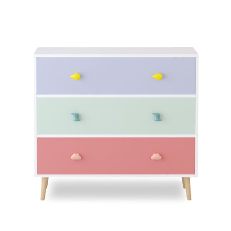 3 Drawer Dresser Storage Cabinet With Anti-Tip Safety HouseOfZazla
