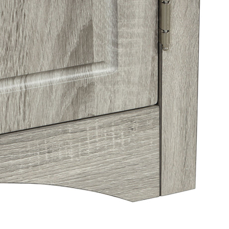 Triangle Bathroom Storage Cabinet With Adjustable Shelves, Freestanding Floor Cabinet For Home Kitchen HouseOfZazla