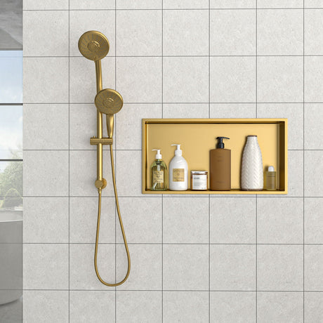 Stainless Steel Shower Niche With Seamless Design For Bathroom Storage HouseOfZazla