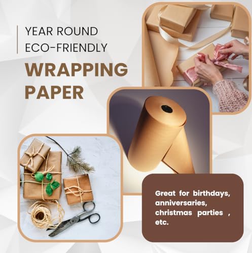 (24" x 1200 ft) - Natural Kraft Paper, 30 Lb. Basis Weight ANF BRANDS