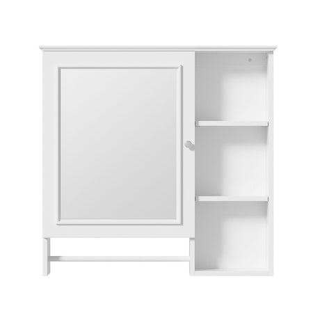 Bathroom Vanity With Sink, Modern Elegant Bathroom Storage Cabinet With 3 Drawers And Adjustable Shelves, Freestanding Vanity Set With Mirror Cabinet, Single Sink Bathroom Vanity HouseOfZazla