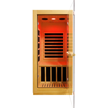 infrared sauna room single room HouseOfZazla