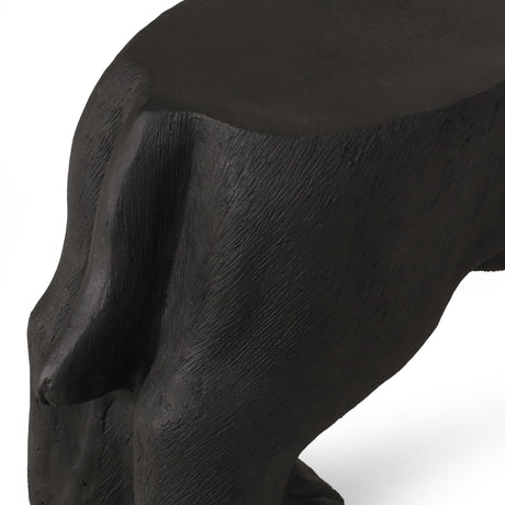 MGO Dog Bench - Outdoor Labrador Design, Matte Black HouseOfZazla