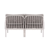 The Sleek All-Weather Resin Outdoor Loveseat and Coffee Table Set