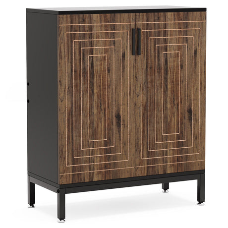 Shoe Cabinet With Doors, 5 Tiers Shoe Storage Organizer HouseOfZazla