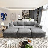 Modern Comfy Upholstered Sofa Cloud Couch & Deep Seat Couches