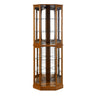 6 Shelf Corner Curio Display Cabinet With Lights, Mirrors And Adjustable Shelves HouseOfZazla