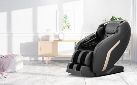 Massage Chair, Zero Gravity Shiatsu Massage Chairs Full Body And Recliner Sl-Track Massage Chair With Bluetooth Speaker, Anion, Thai Stretch, USB Charing, Heating And Foot Roller Massager - Black HouseOfZazla