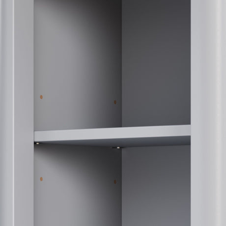 Tall Bathroom Storage Cabinet With Adjustable Shelves And 1 Drawer & Door HouseOfZazla