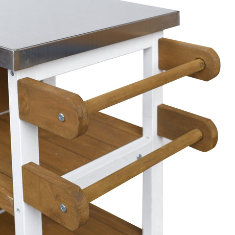 Foldable Outdoor Kitchen Island Patio Prep Station HouseOfZazla