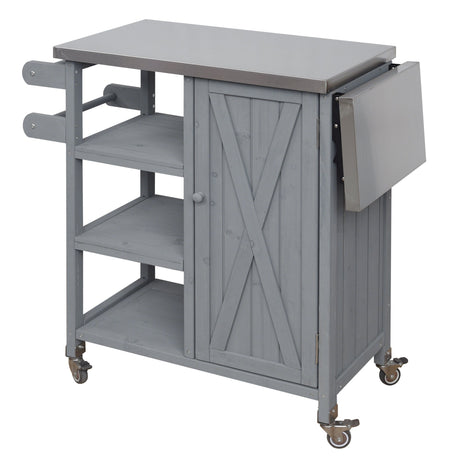 Foldable Outdoor Kitchen Island Patio Kitchen Cart HouseOfZazla