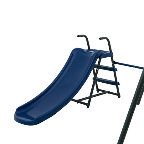 Interesting Six Function Swingset With Net Swing Metal Plastic Safe Swing Set 440Lbs For Outdoor Playground For Age 3+ With 31.5" Net Swing - / HouseOfZazla
