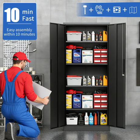 Garage Storage Cabinet HouseOfZazla