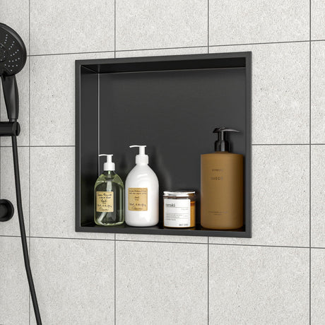 Stainless Steel Shower Niche With Seamless Design For Bathroom Storage HouseOfZazla