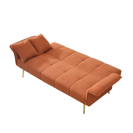 Convertible Double Futon Sofa Bed With Folding Armrests For Living Rooms HouseOfZazla