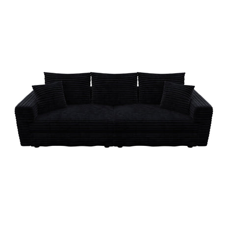 4 Seat Modern Comfy Upholstered Sofa Cloud Couch HouseOfZazla