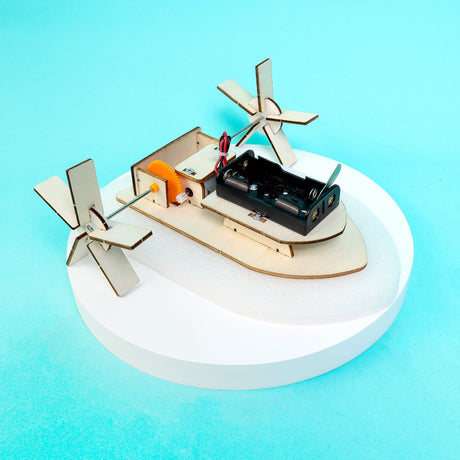 Paddlewheel Boat DIY Kit, Educational STEM Toy Kitsville