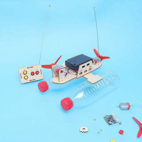 RC Propeller Boat DIY Kit, Educational STEM Toy Kitsville