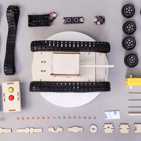 Remote-Controlled Tank DIY Kit, Educational STEM Toy Kitsville