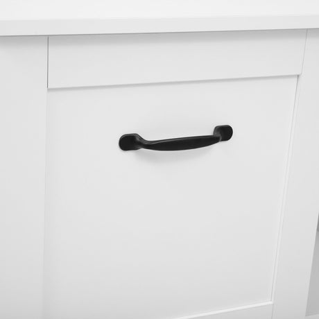5 In 1 Entryway Bench With Coat Rack, 7 Sturdy Hooks, 2 Spacious Drawers And Adjustable Shelves HouseOfZazla