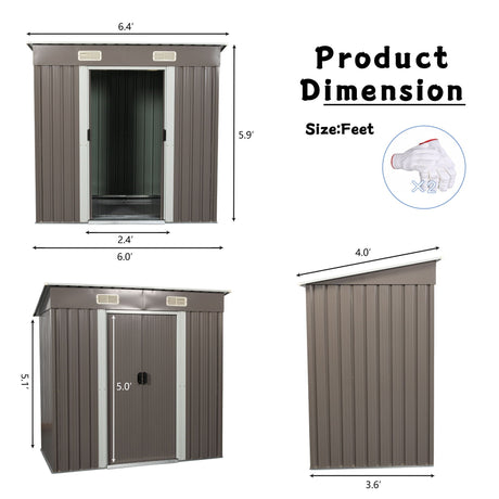 Outdoor Storage Shed HouseOfZazla