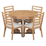 Round Dining Table Set For 4 With Chairs