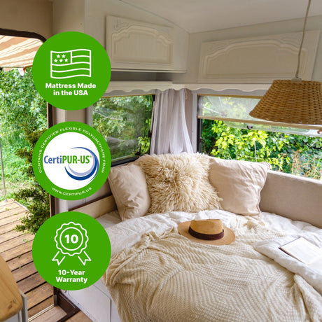 Ghostbed Hybrid RV Mattress Profile HouseOfZazla