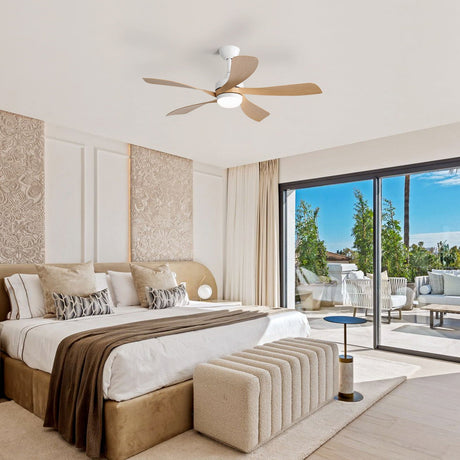 Ceiling Fan with DC Motor and Integrated Light HouseOfZazla