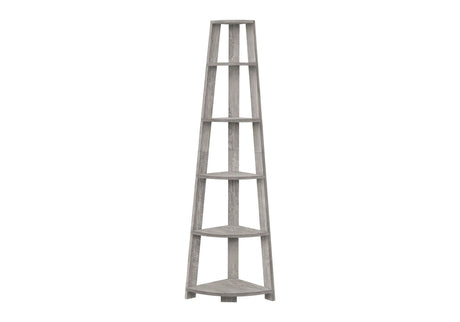 Bookshelf, Bookcase, Etagere, Corner, 5 Tier, For Office, Contemporary & Modern HouseOfZazla