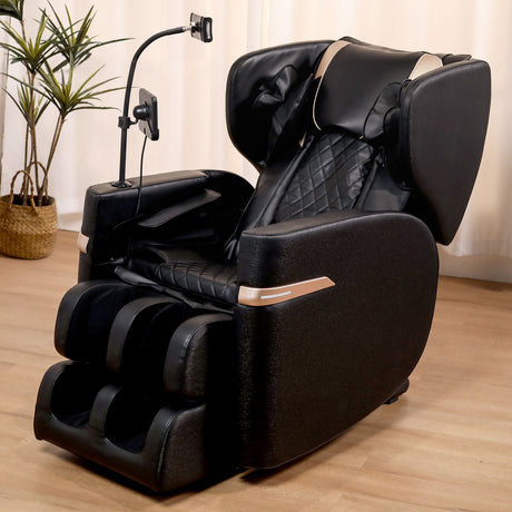 Massage Chair Recliner With Zero Gravity And Full Body Air Pressure - Black HouseOfZazla