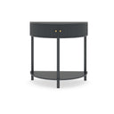 Demi Lune Console Table With 2 Storage Drawers HouseOfZazla