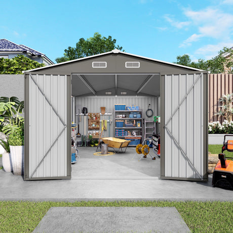 Outdoor Storage Shed With Lockable Doors HouseOfZazla