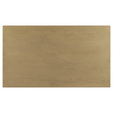 55.1' Wood Coffee Table with Black Legs and Open Storage Shelves