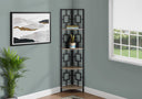 4 Tier Corner Bookshelf - Contemporary & Modern HouseOfZazla