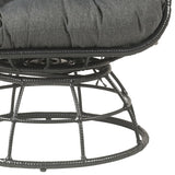 Hikre Clear Glass Patio Furniture Set