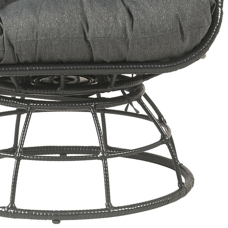Hikre Clear Glass Patio Furniture Set HouseOfZazla