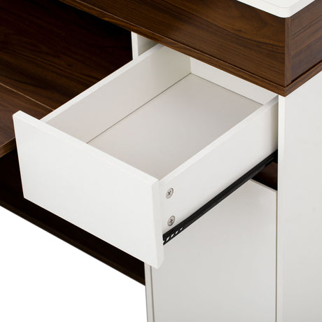 Extendable Dining Table With Folding Top, Rolling Kitchen Island With Drawers And Power Outlet HouseOfZazla