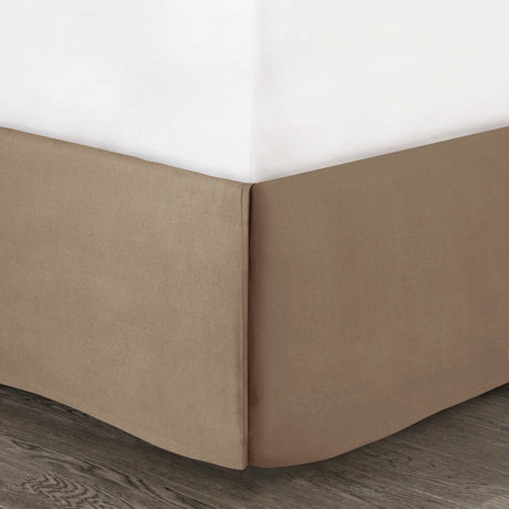 7 Piece Faux Suede Comforter Set Tan King HouseOfZazla